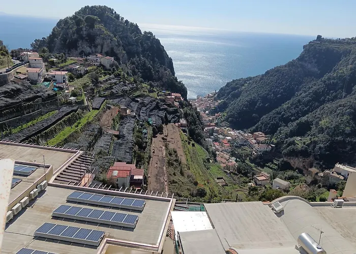 Lejlighed Terrazza Belvedere A -scala- Amalfi Coast- Park Included Pontone